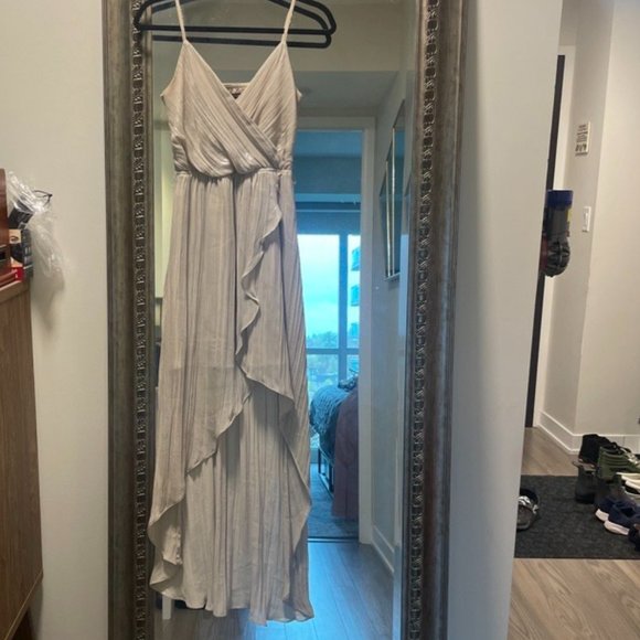 Express Crinkle Overlay Dress - Picture 3 of 3